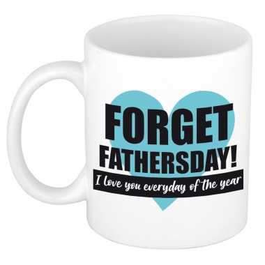 Forget fathers day kado mok / beker voor vaderdag / verjaardag