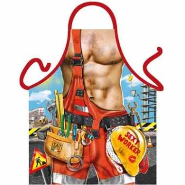 Funartikel schort bouwvakker