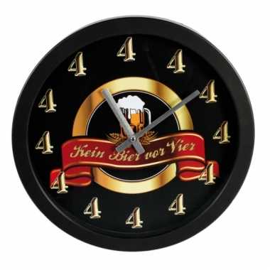 Funny wandklok kein bier vor vier