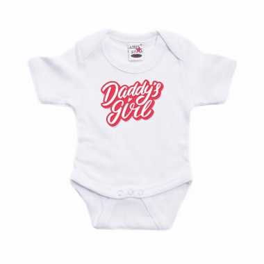 Geboorte cadeau daddysggirl wit