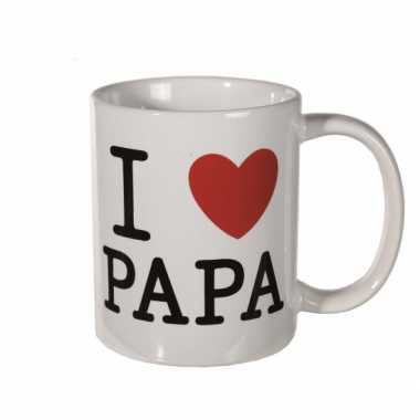 Witte mok i love papa