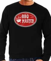 Bbq master cadeau sweater trui zwart voor heren