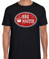 Bbq master cadeau t-shirt zwart voor heren