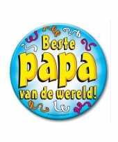 Extra grote button beste papa 10 cm