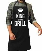 King of the grill barbecue bbq schort zwart voor heren