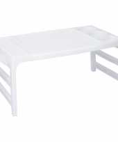 Laptop boek lezen tafeltje wit 46 x 28 cm