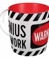 Mok warning genius at work wit