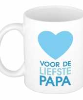 Voor de liefste vader mok beker voor vaderdag 300 ml
