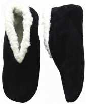 Warme wollen zwarte spaanse sloffen pantoffels voor dames heren